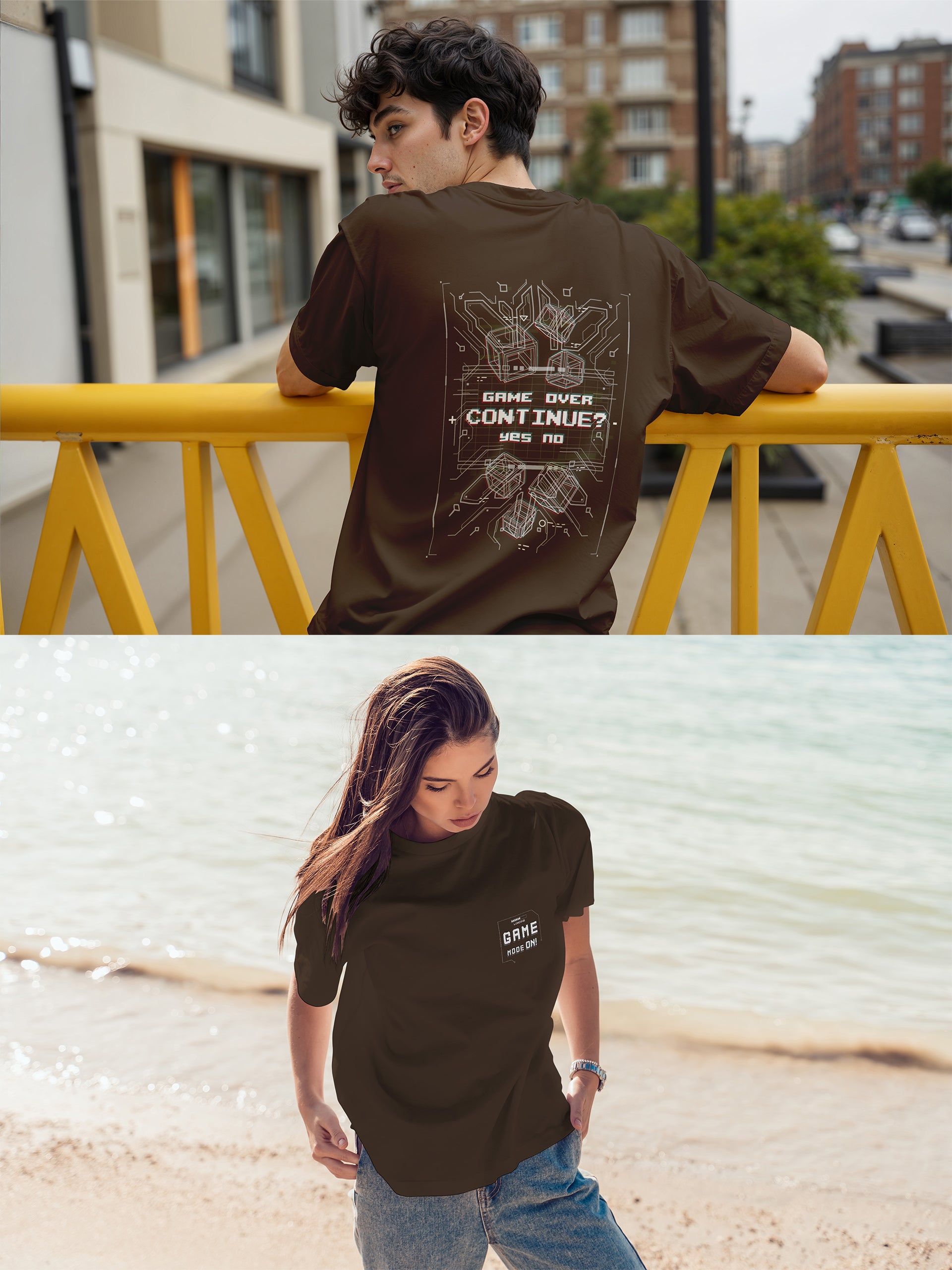 Game Mode On Oversized Tee