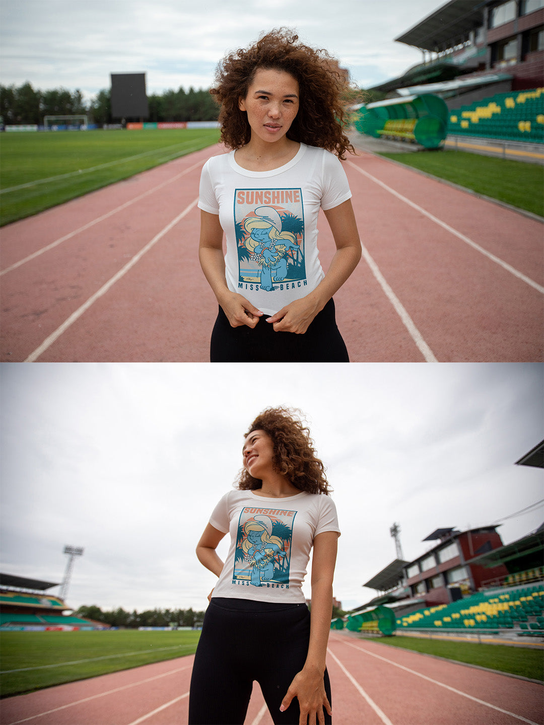 Miss Beach Sunshine Regular Graphic Tee