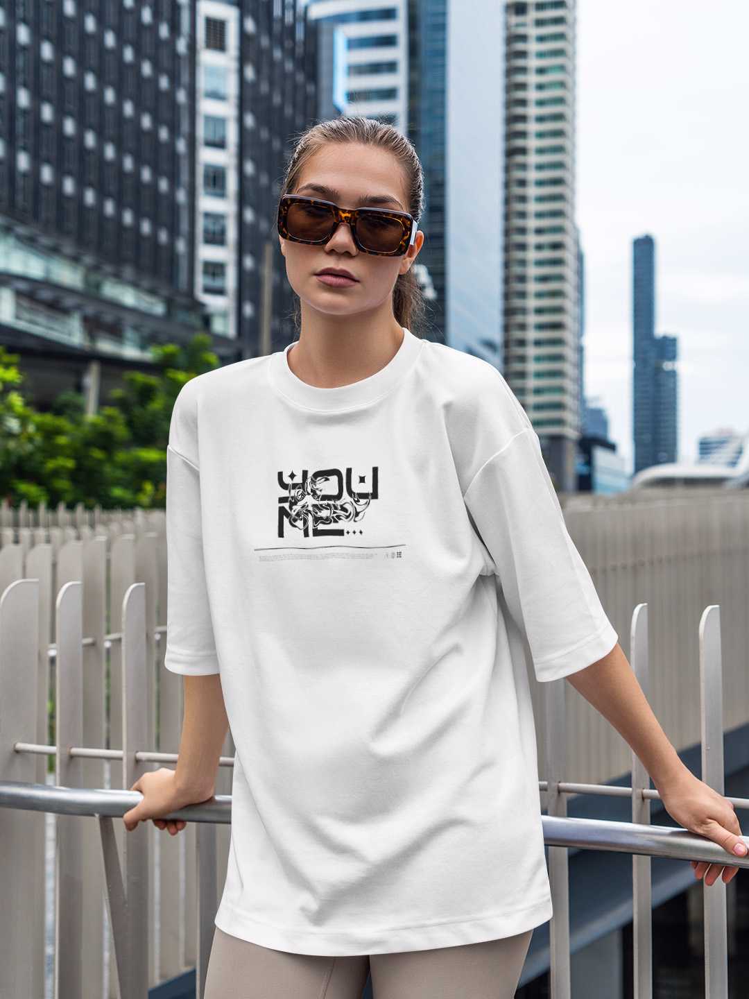 You and Me Oversized Tee