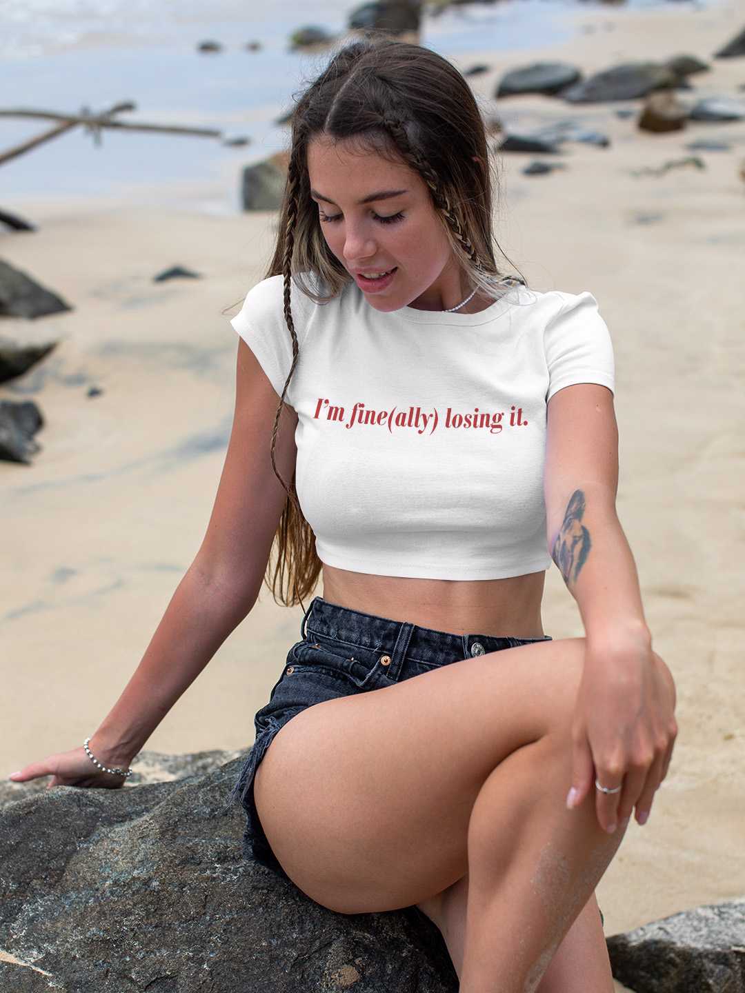 Finally Loving It Graphic Baby Tee