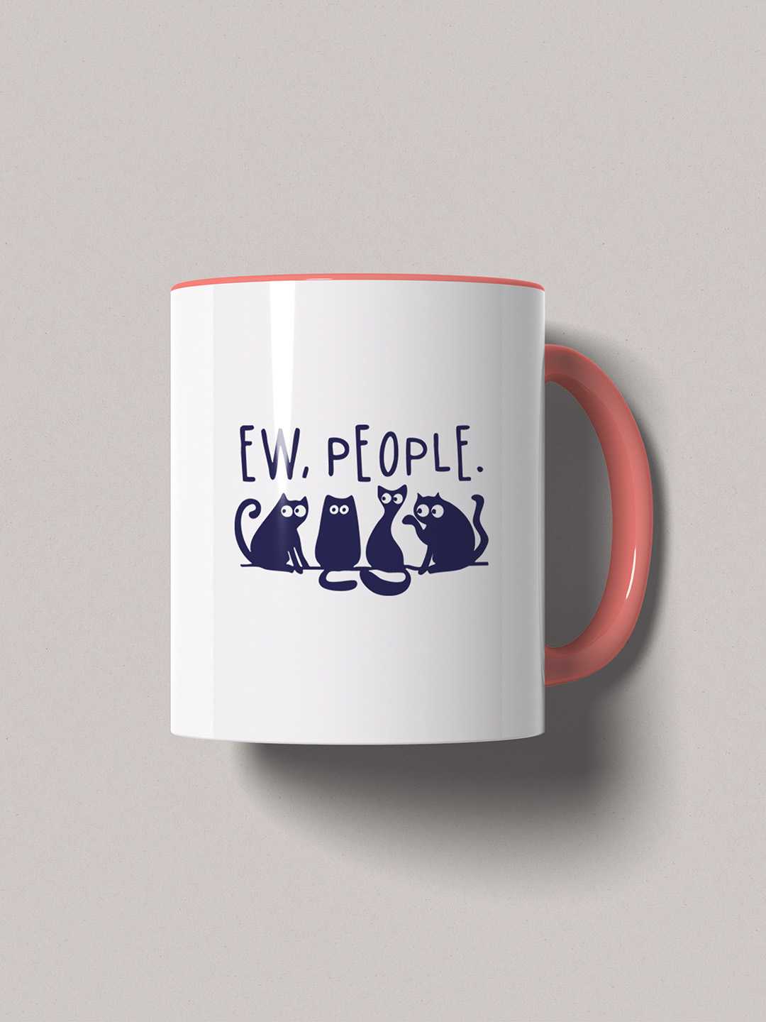 Ew People Graphic Printed Ceramic Mug
