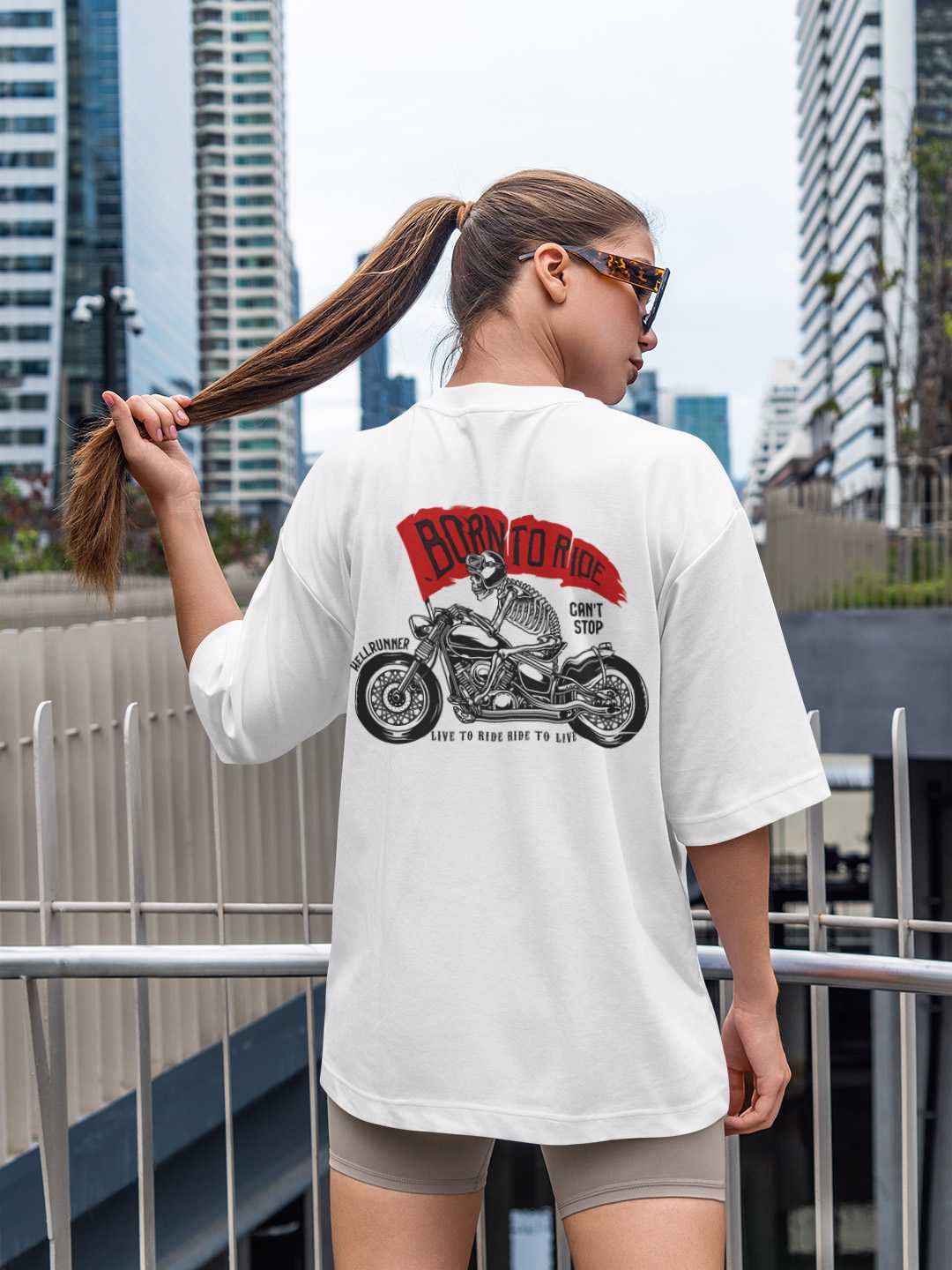 Born to Ride Oversized Tee