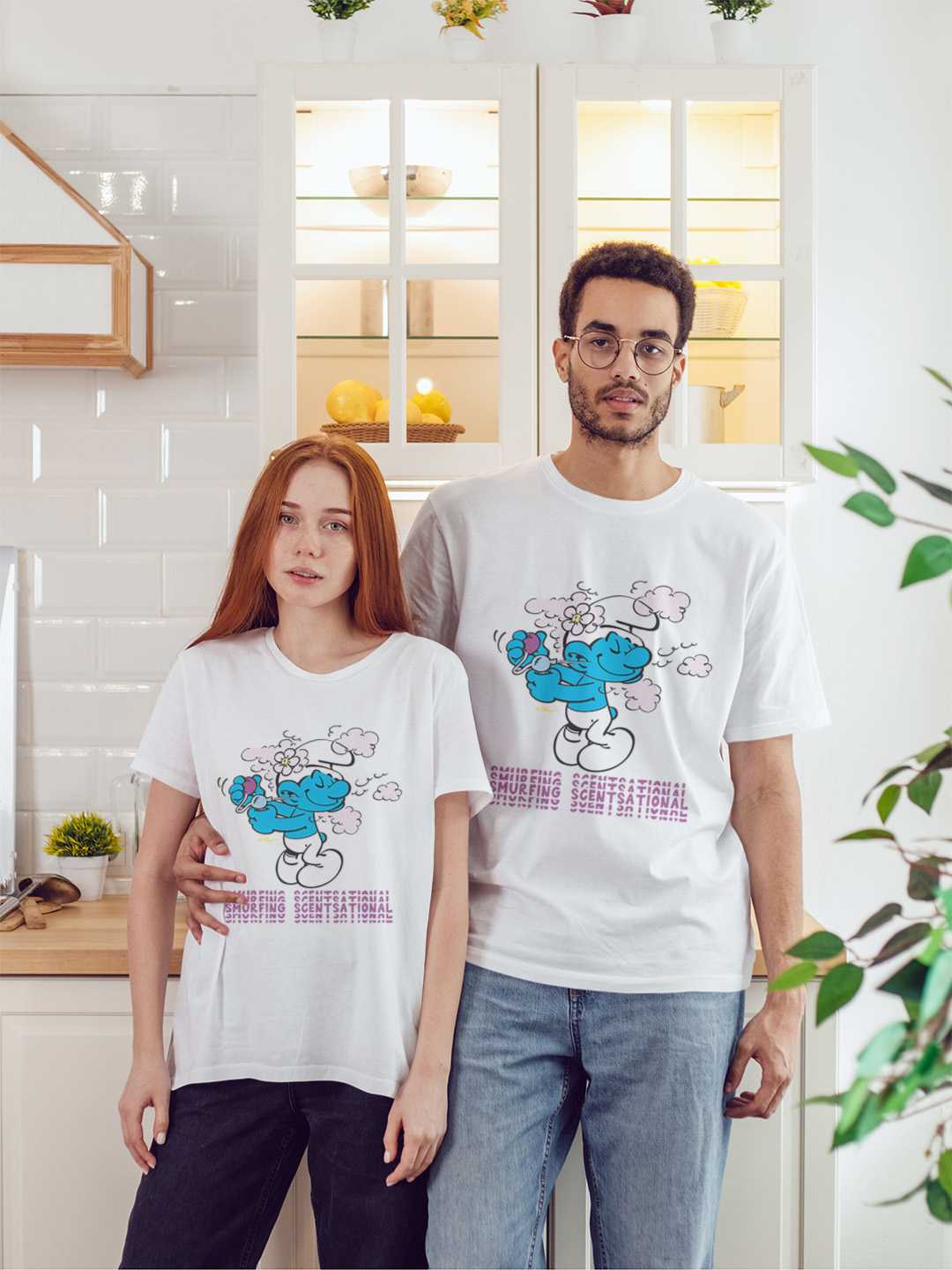 Scentsational Smurfs Regular Graphic Tee