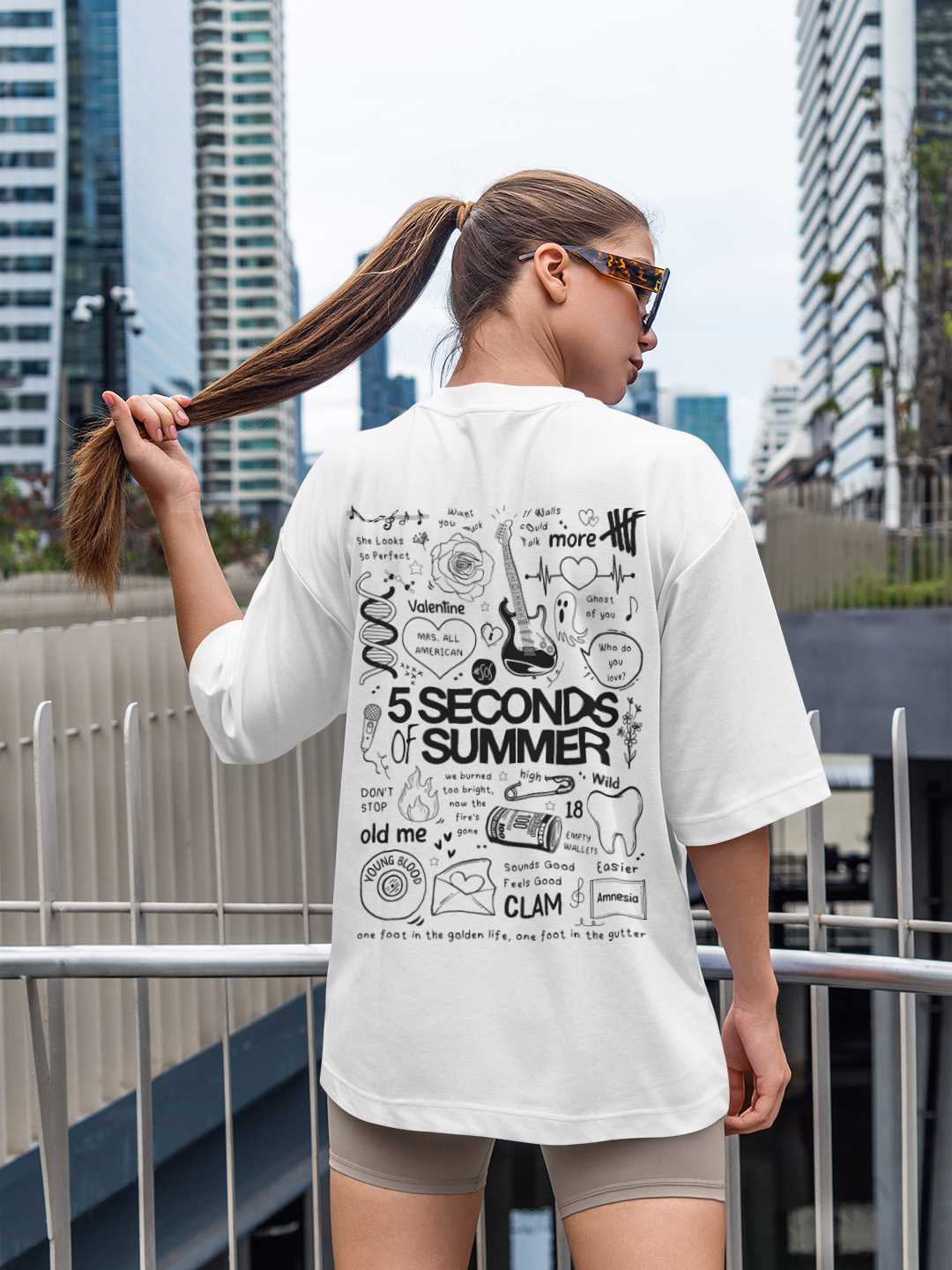 5 Seconds of Summer Oversized Unisex Tee