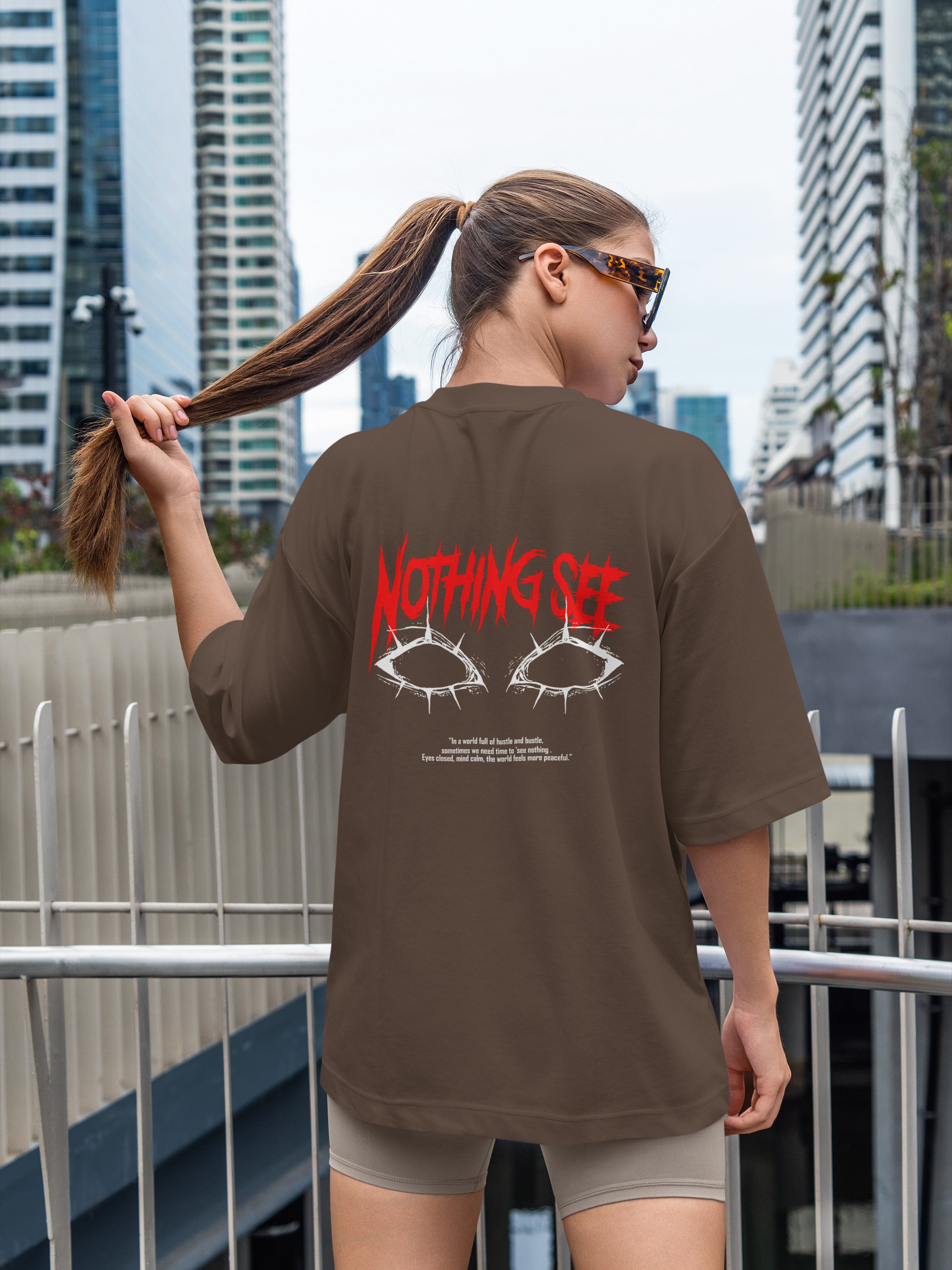 Nothing See Oversized Tee
