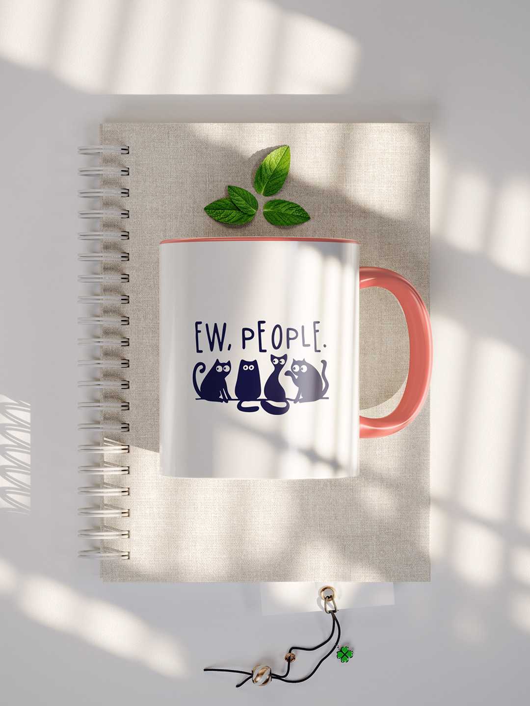 Ew People Graphic Printed Ceramic Mug