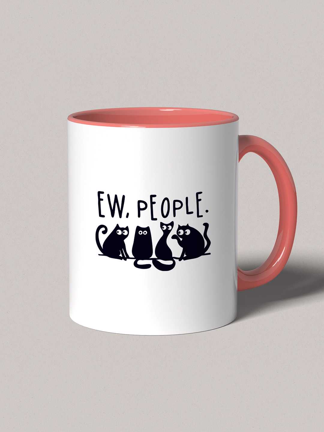 Ew People Graphic Printed Ceramic Mug