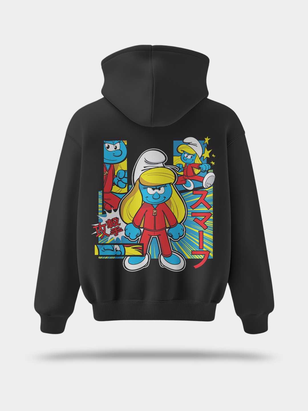 Smurfette Cute Kung Fu - Smurfs Pullover Hoodie