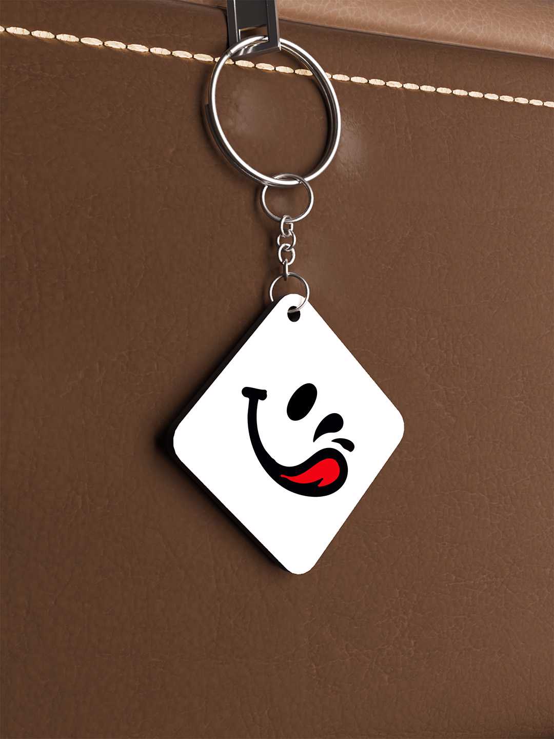 Delicious Smile Graphic Keychain