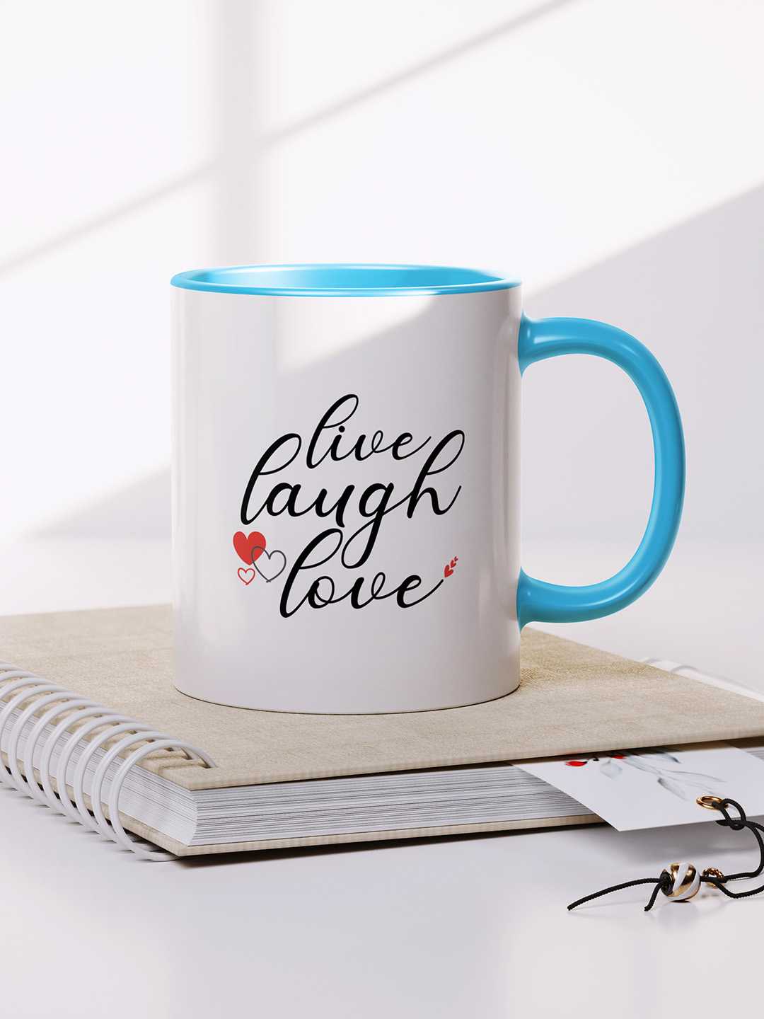 LIVE LAUGH LOVE Graphic Printed Ceramic Mug