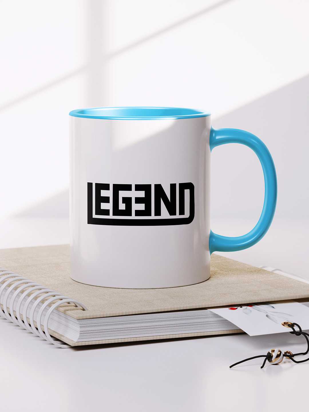 LEGEND Graphic Printed Ceramic Mug