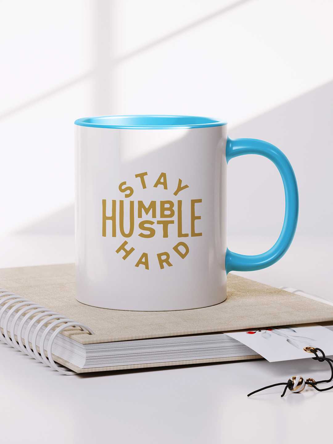 STAY HUMBLE Graphic Printed Ceramic Mug