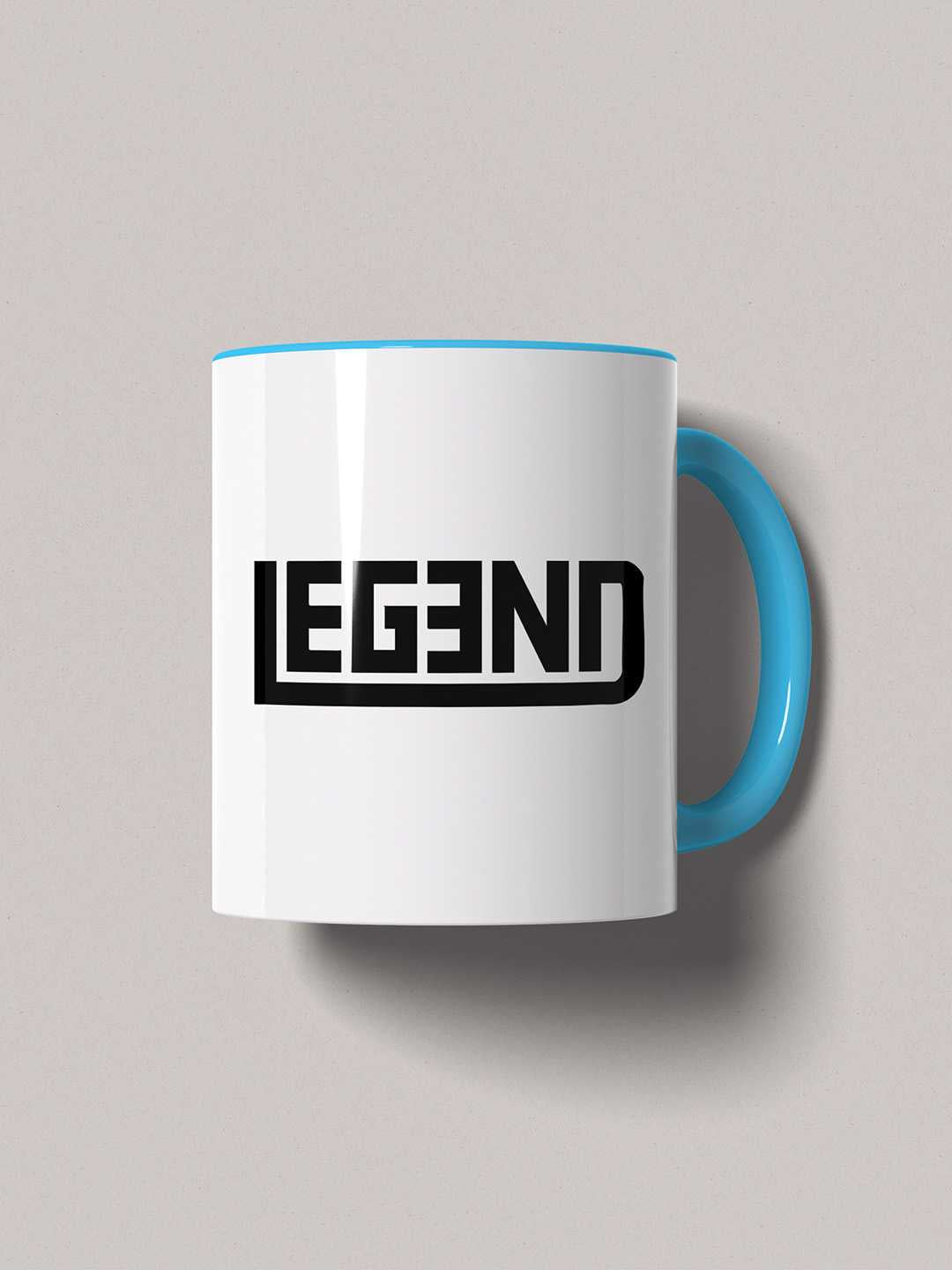 LEGEND Graphic Printed Ceramic Mug