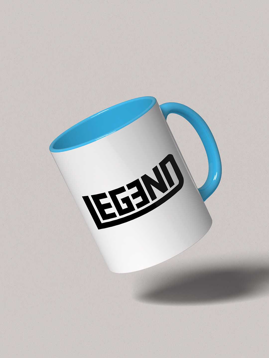 LEGEND Graphic Printed Ceramic Mug