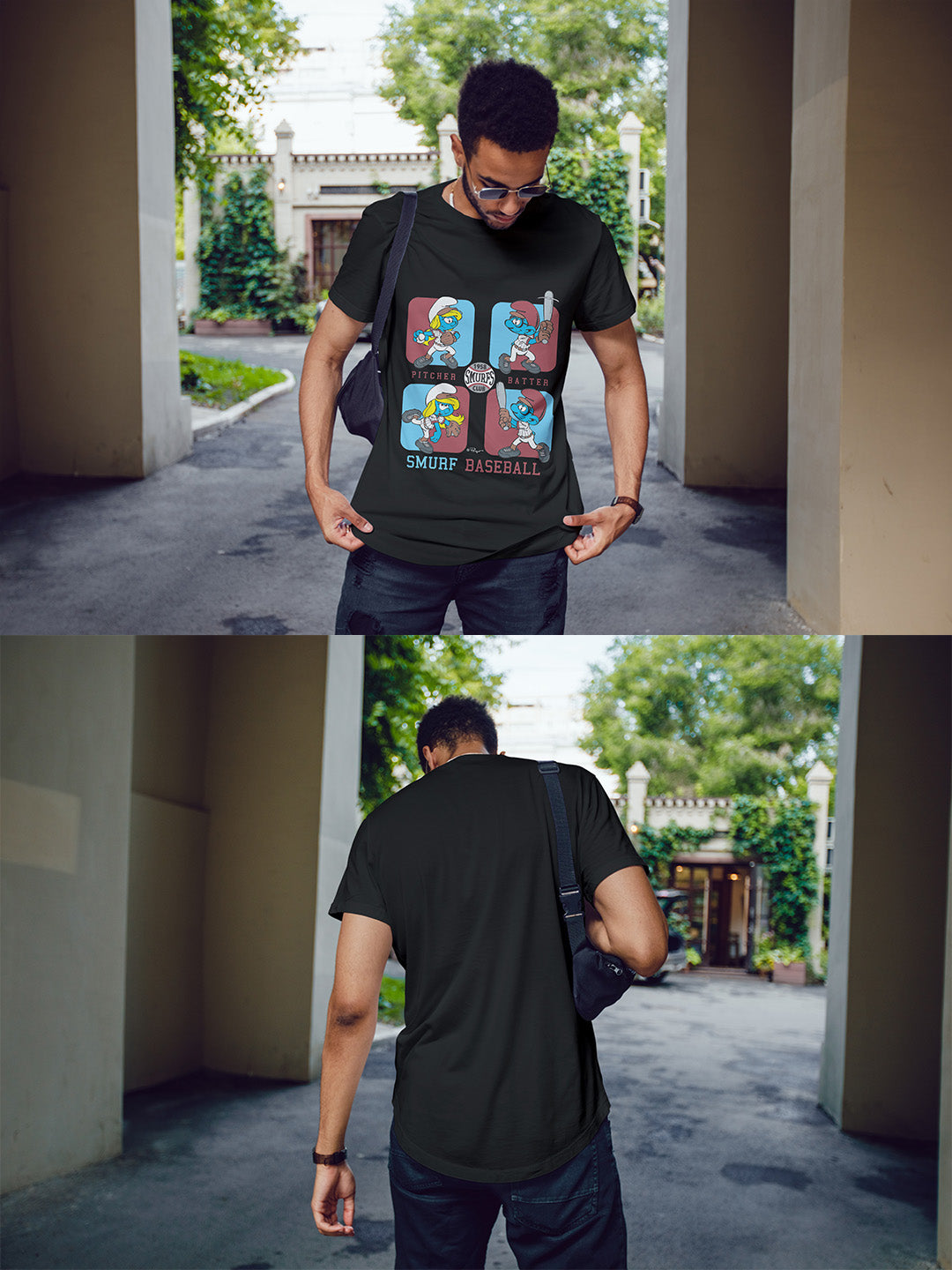 Smurfs Baseball Regular Graphic Tee