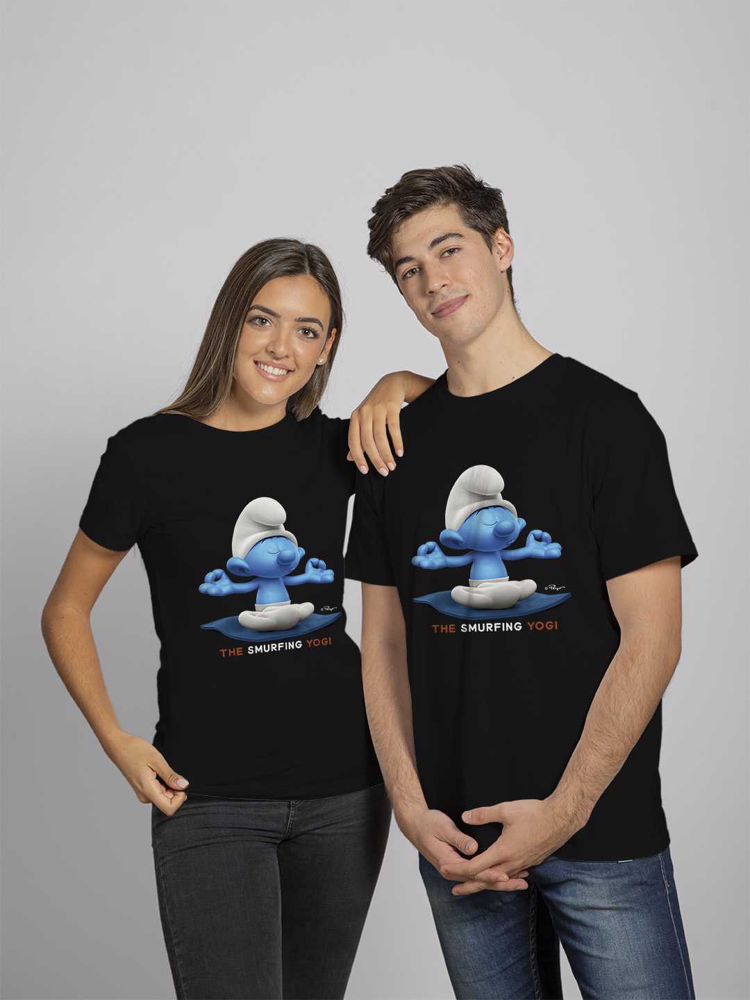 The Yogi Smurf Unisex Regular Tee