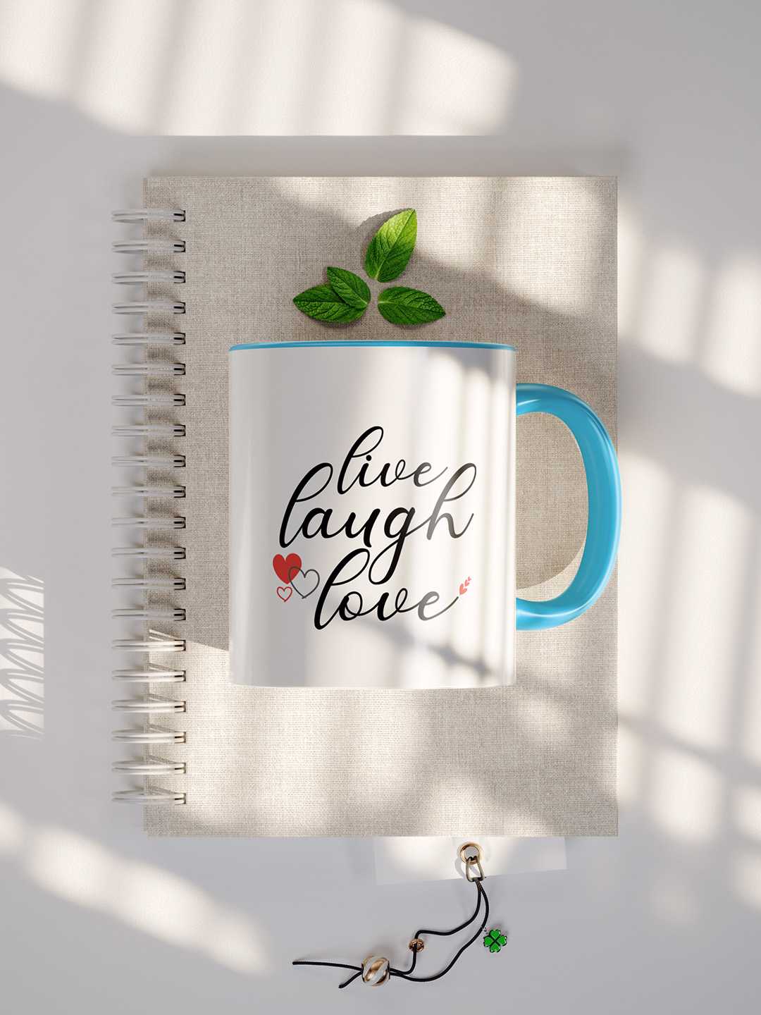 LIVE LAUGH LOVE Graphic Printed Ceramic Mug