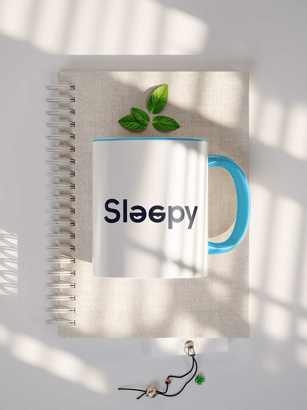 SLEEPY Graphic Printed Ceramic Mug