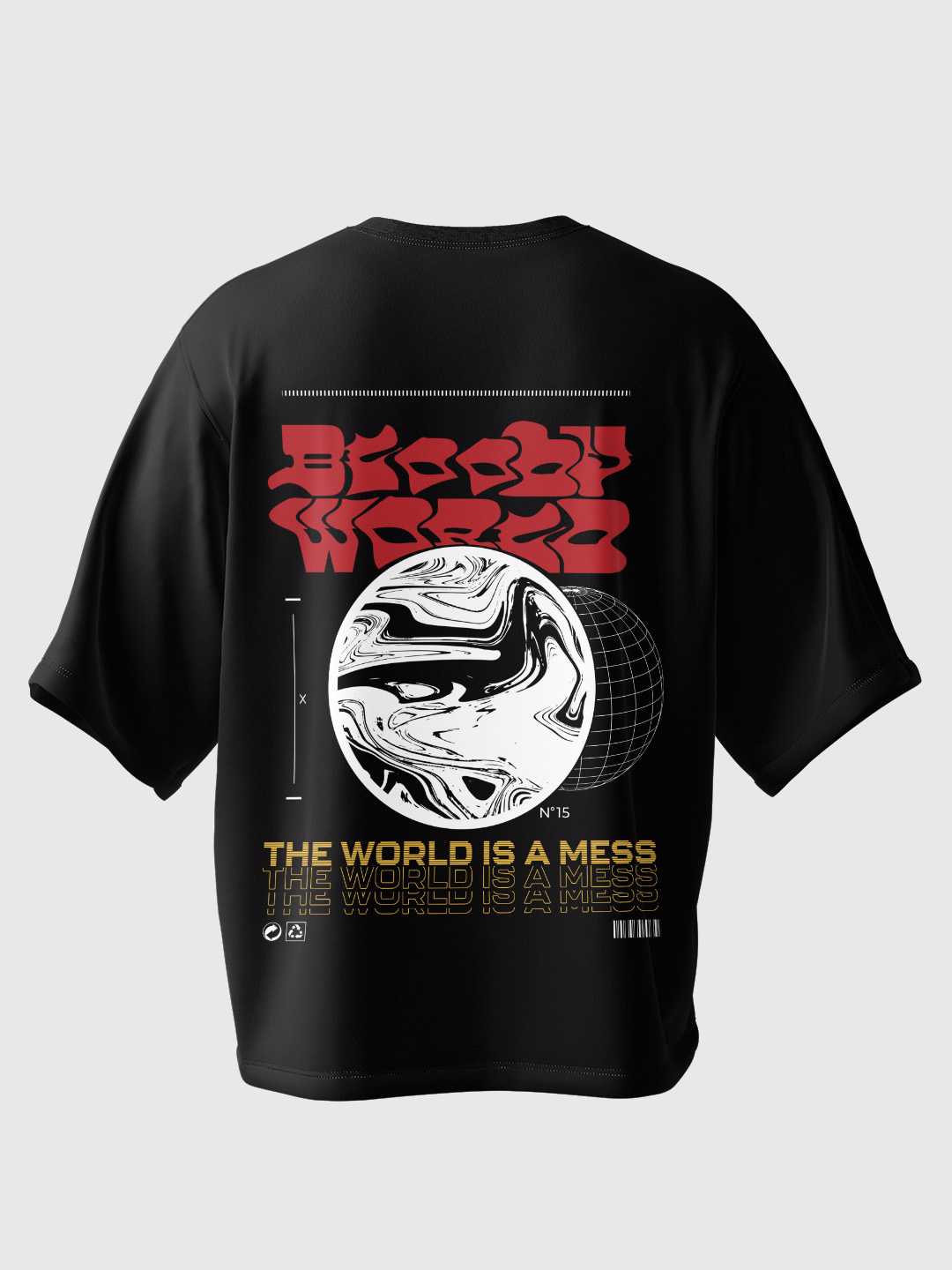Bloody World Oversized Tee