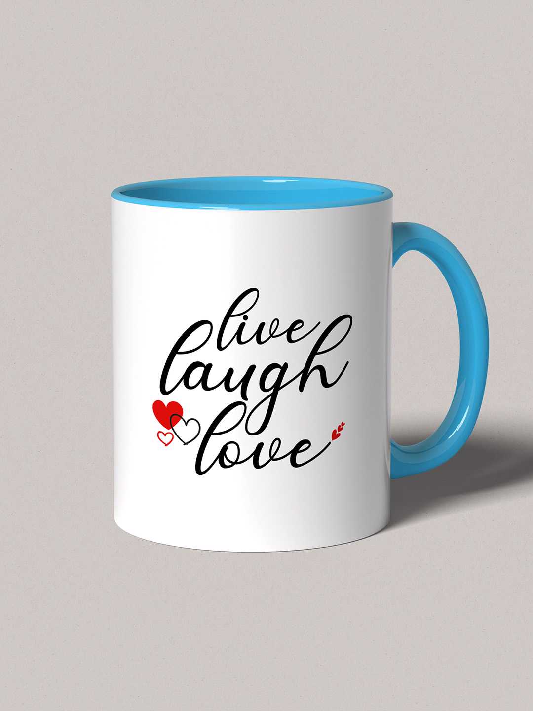 LIVE LAUGH LOVE Graphic Printed Ceramic Mug