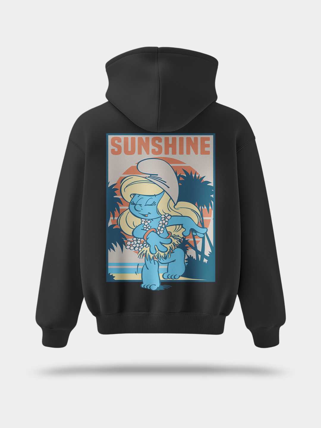 Miss Beach Sunshine - Smurfs Pullover Hoodie