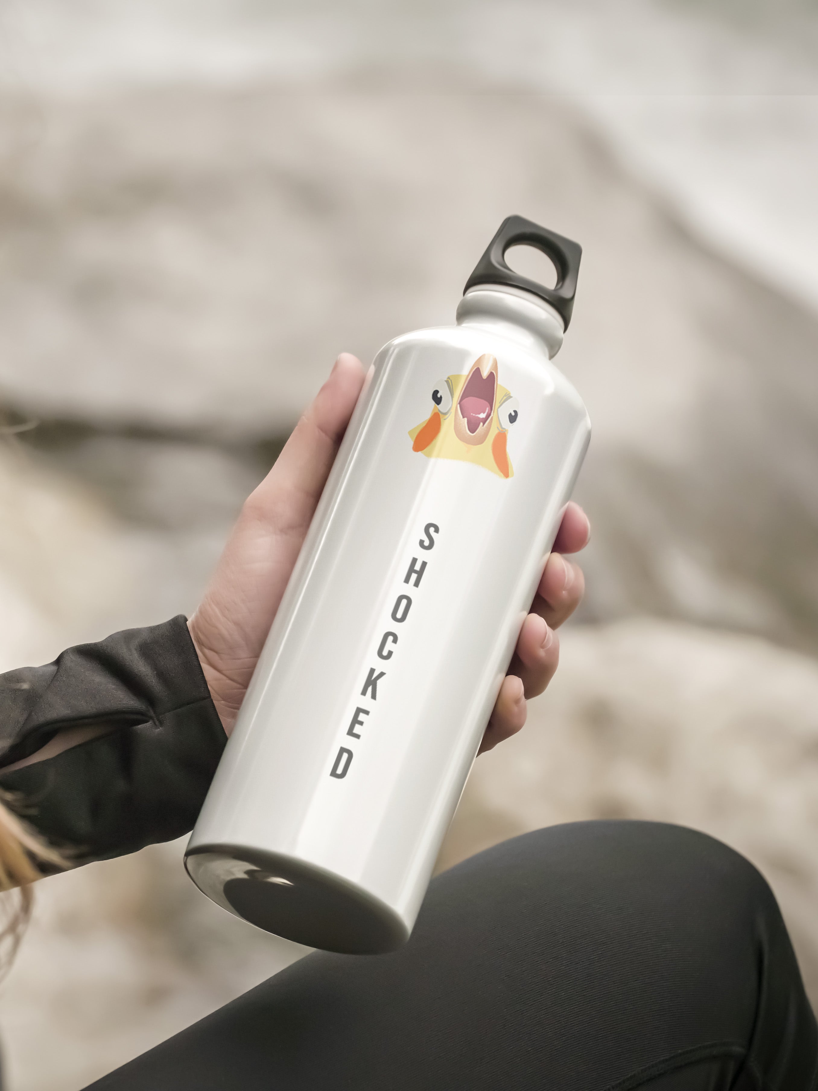 Shocked Graphic Metal Bottle