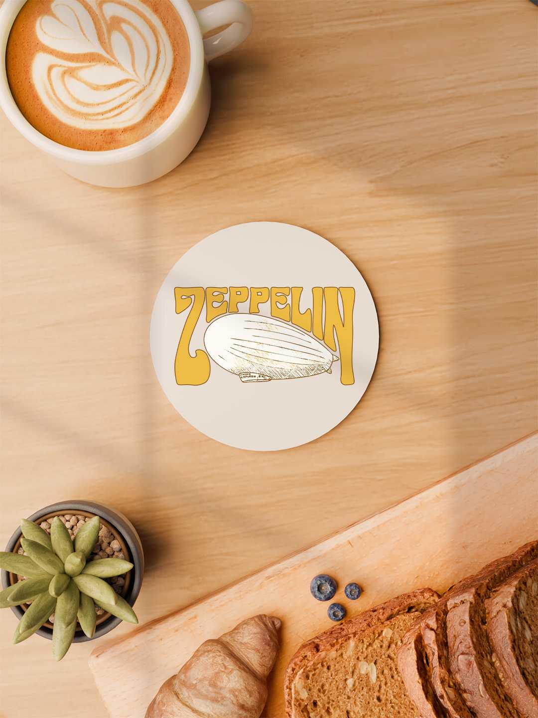 Led Zeppelin Graphic Coasters - Pack of 6
