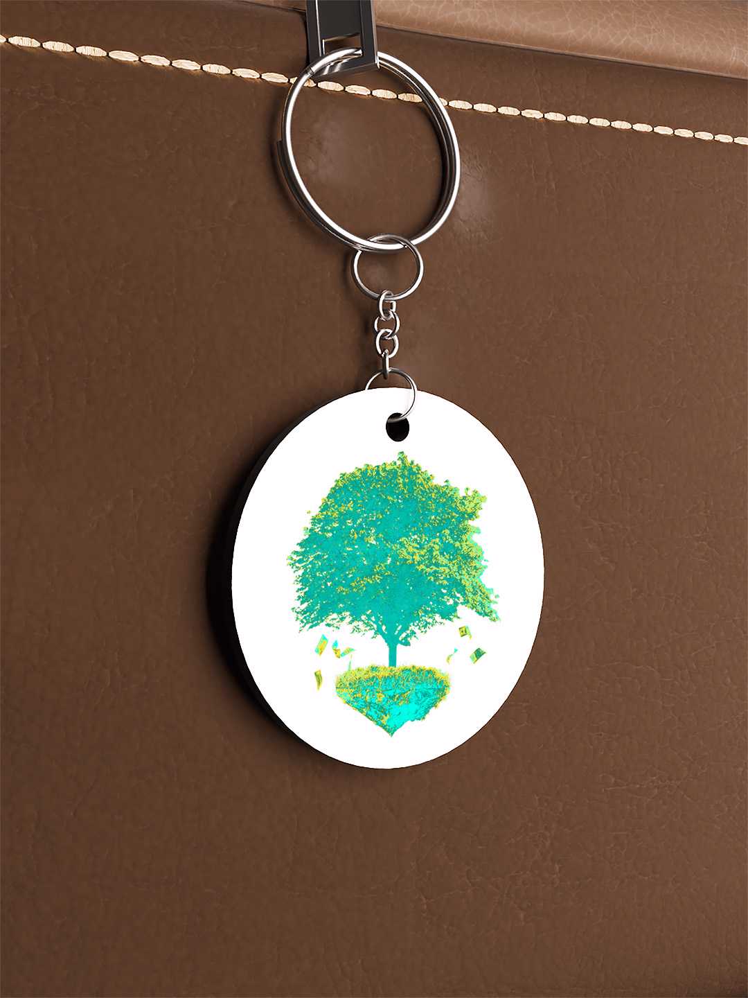 Money Trees Graphic Keychain