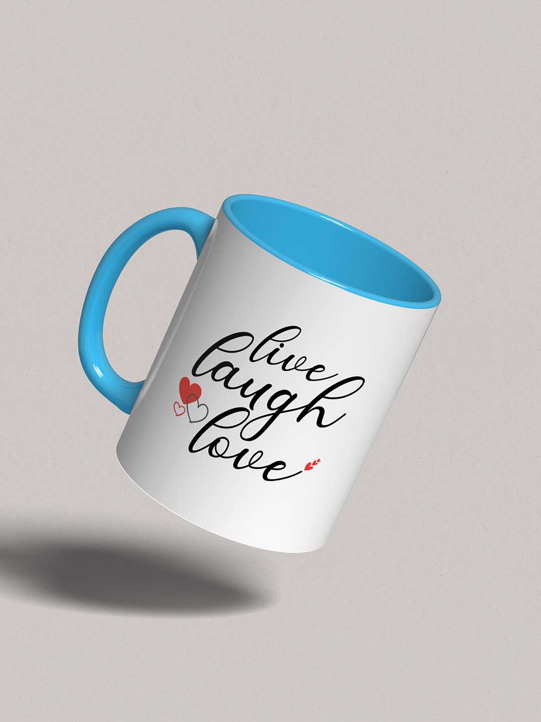 LIVE LAUGH LOVE Graphic Printed Ceramic Mug