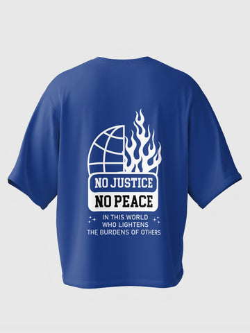 No Justice No Peace Oversized Tee