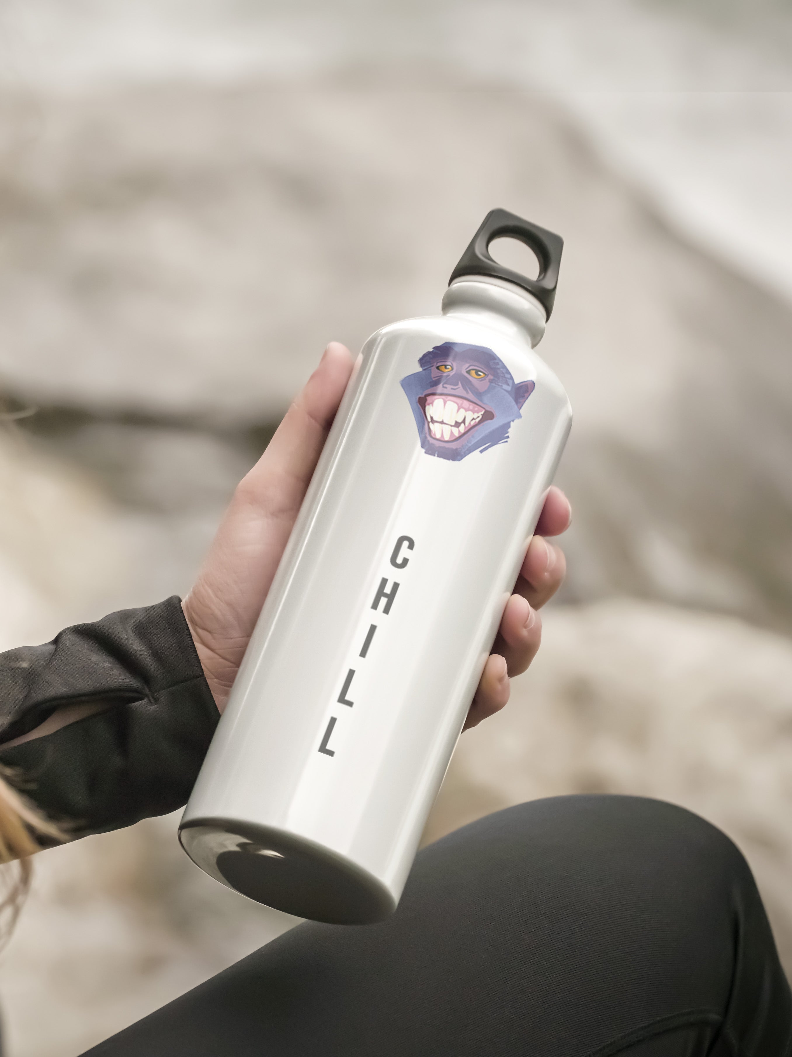Chill Graphic Metal Bottle