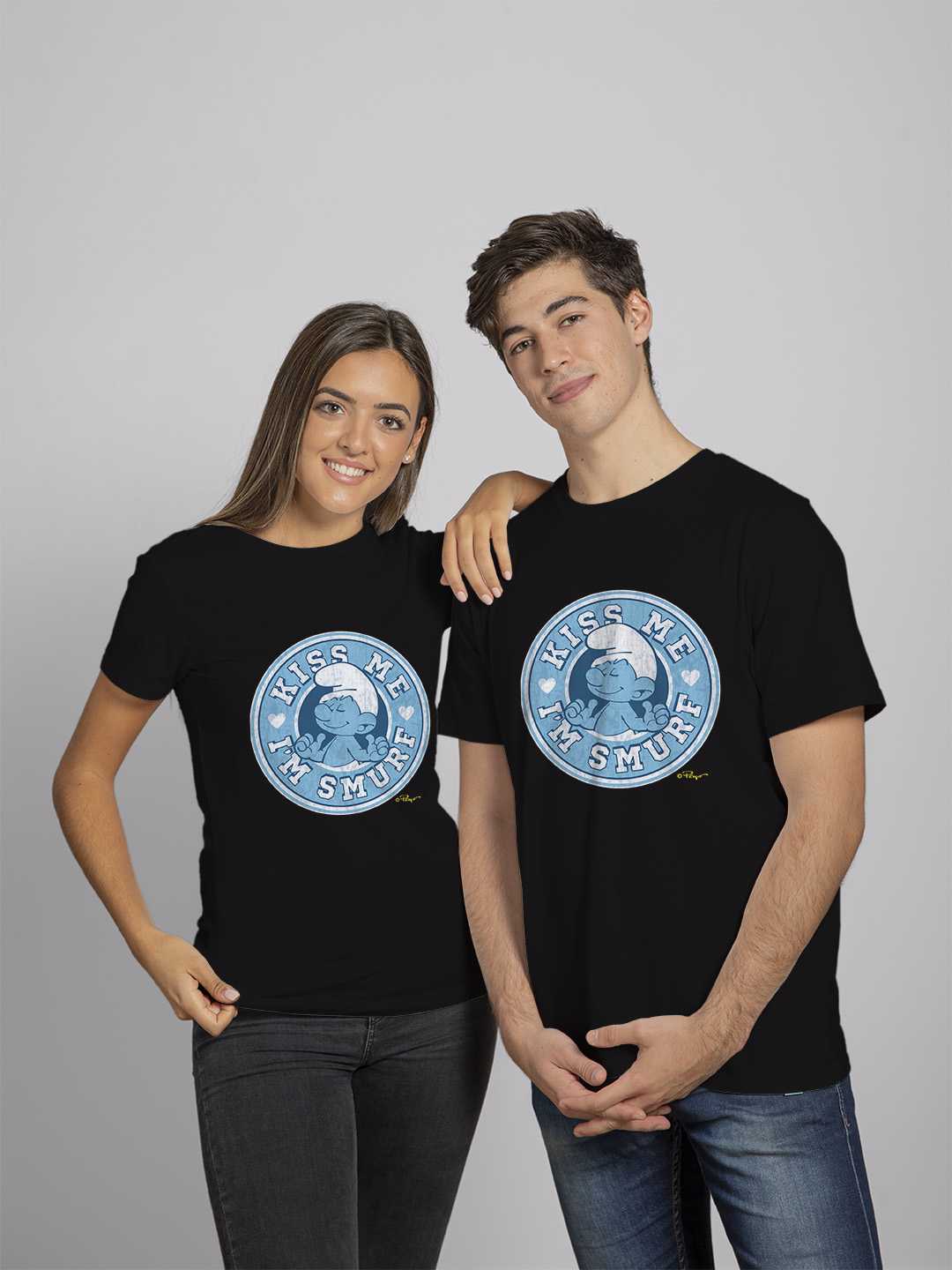 Kiss Me Smurf Unisex Regular Tee