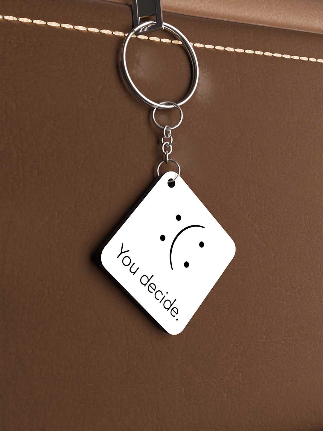 You Decide Graphic Keychain