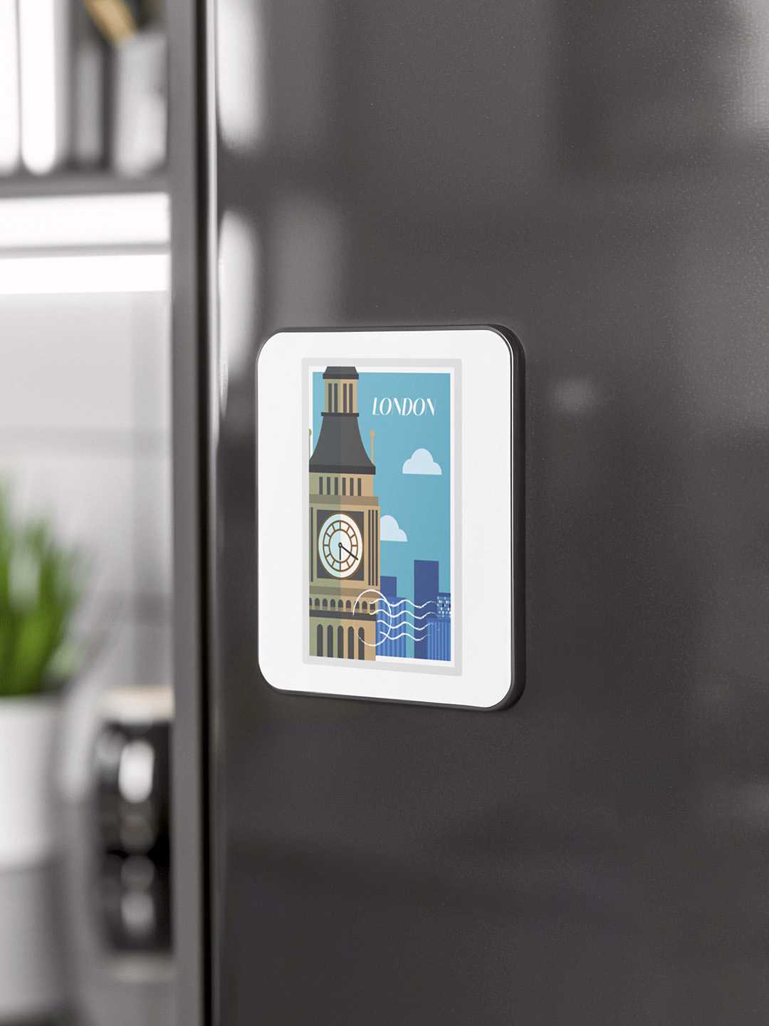 London Graphic Fridge Magnet