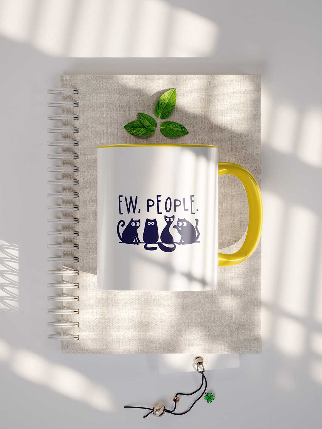 Ew People Graphic Printed Ceramic Mug
