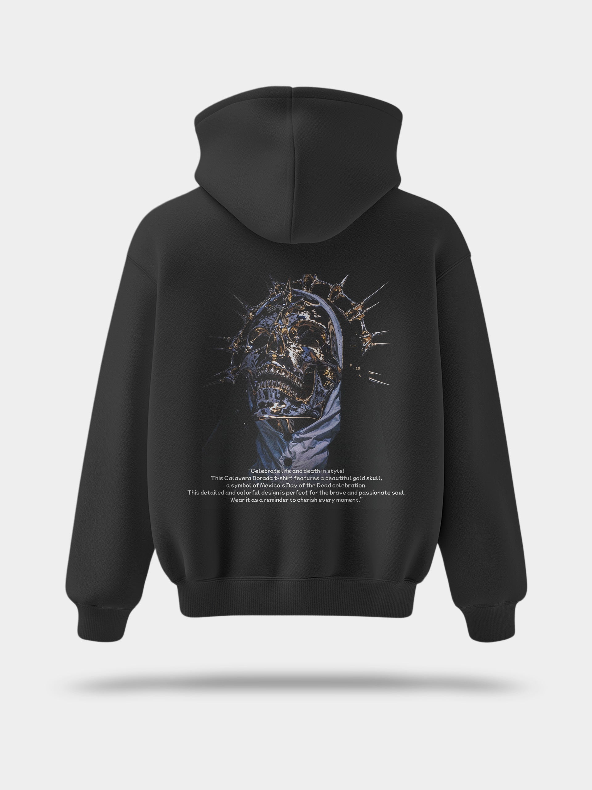 Calavera Dorada Pullover Hoodie