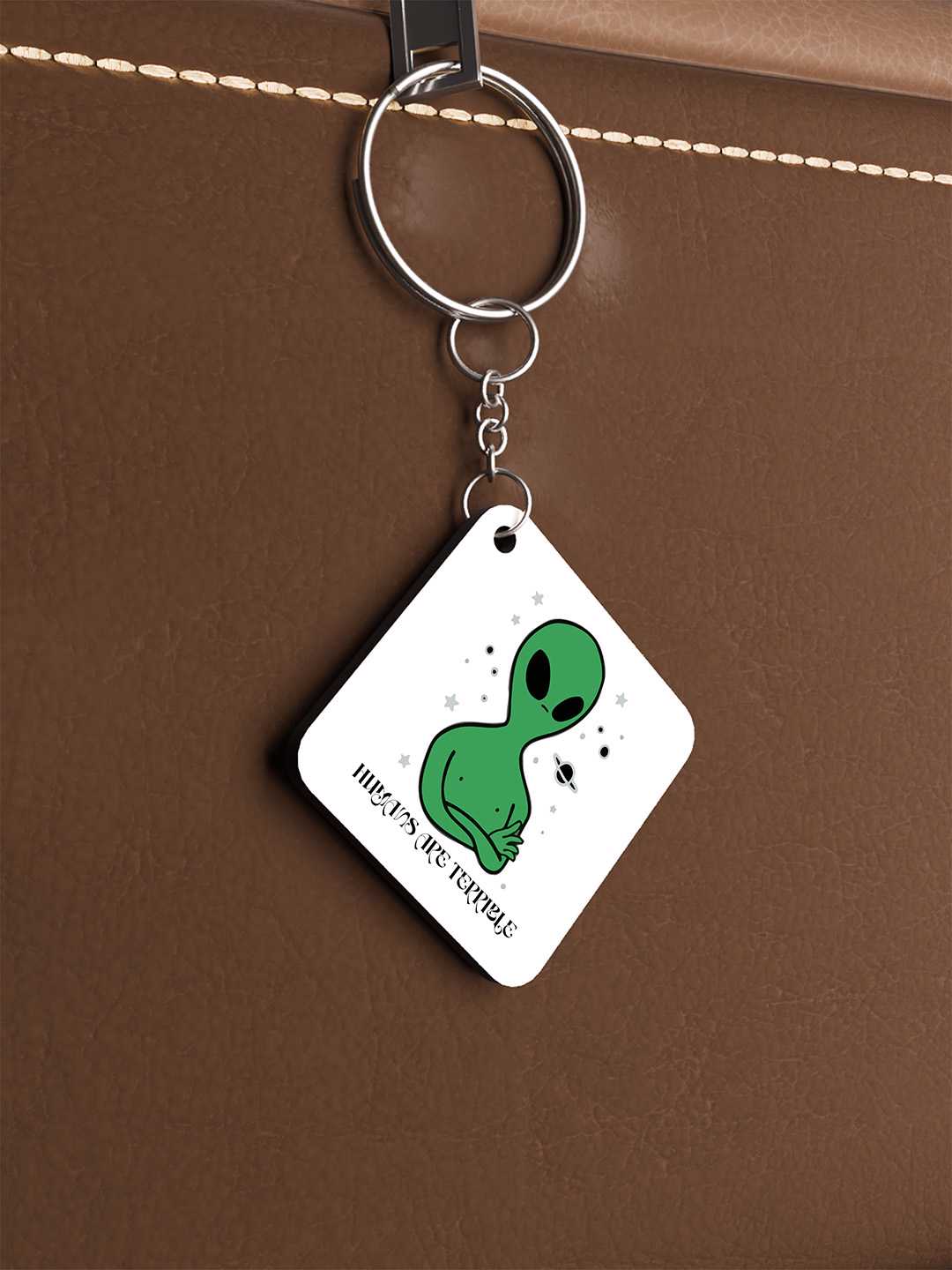 Terrible Human Graphic Keychain
