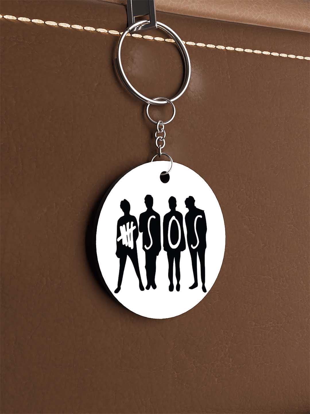 5 Seconds Of Summer Graphic Keychain