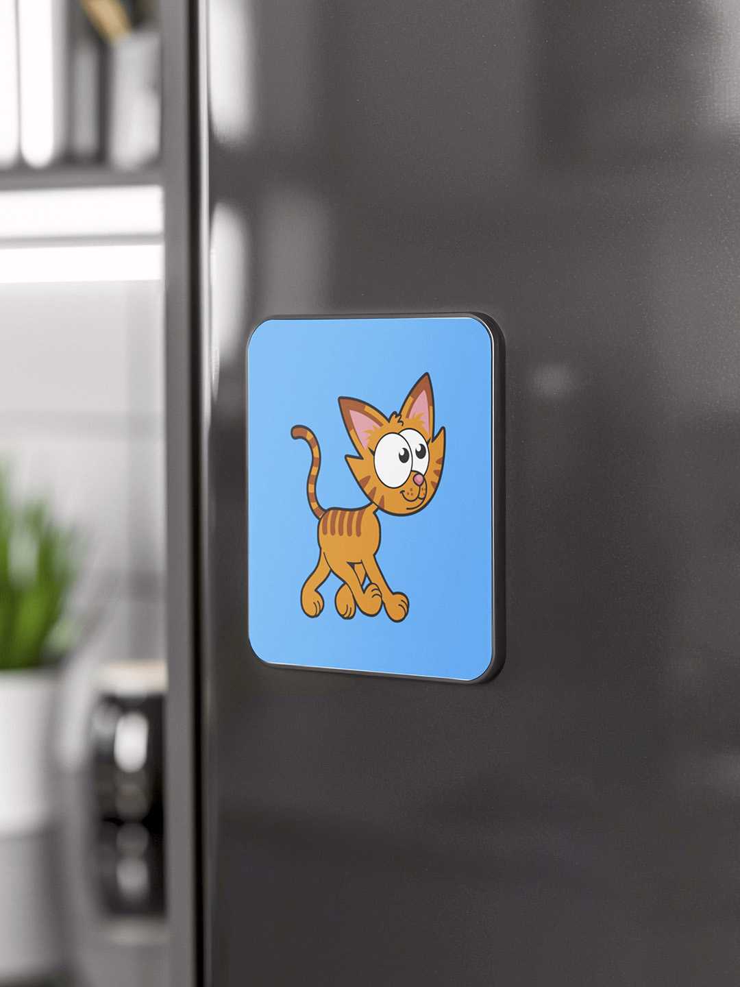 Cat Graphic Fridge Magnet