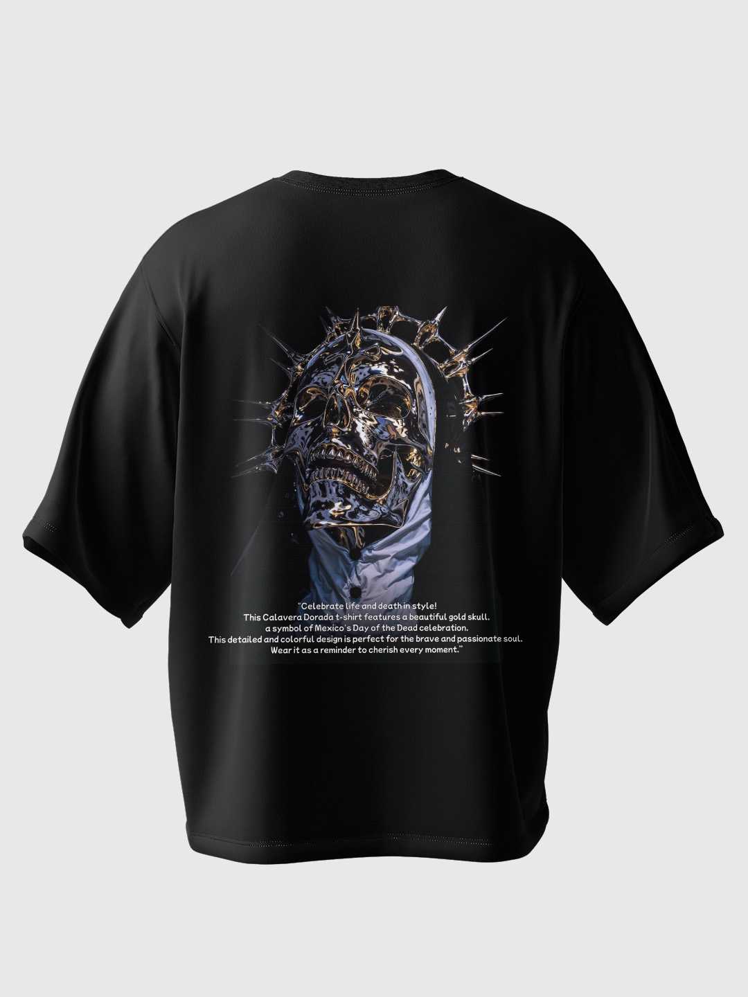 Calavera Dorada Oversized Tee