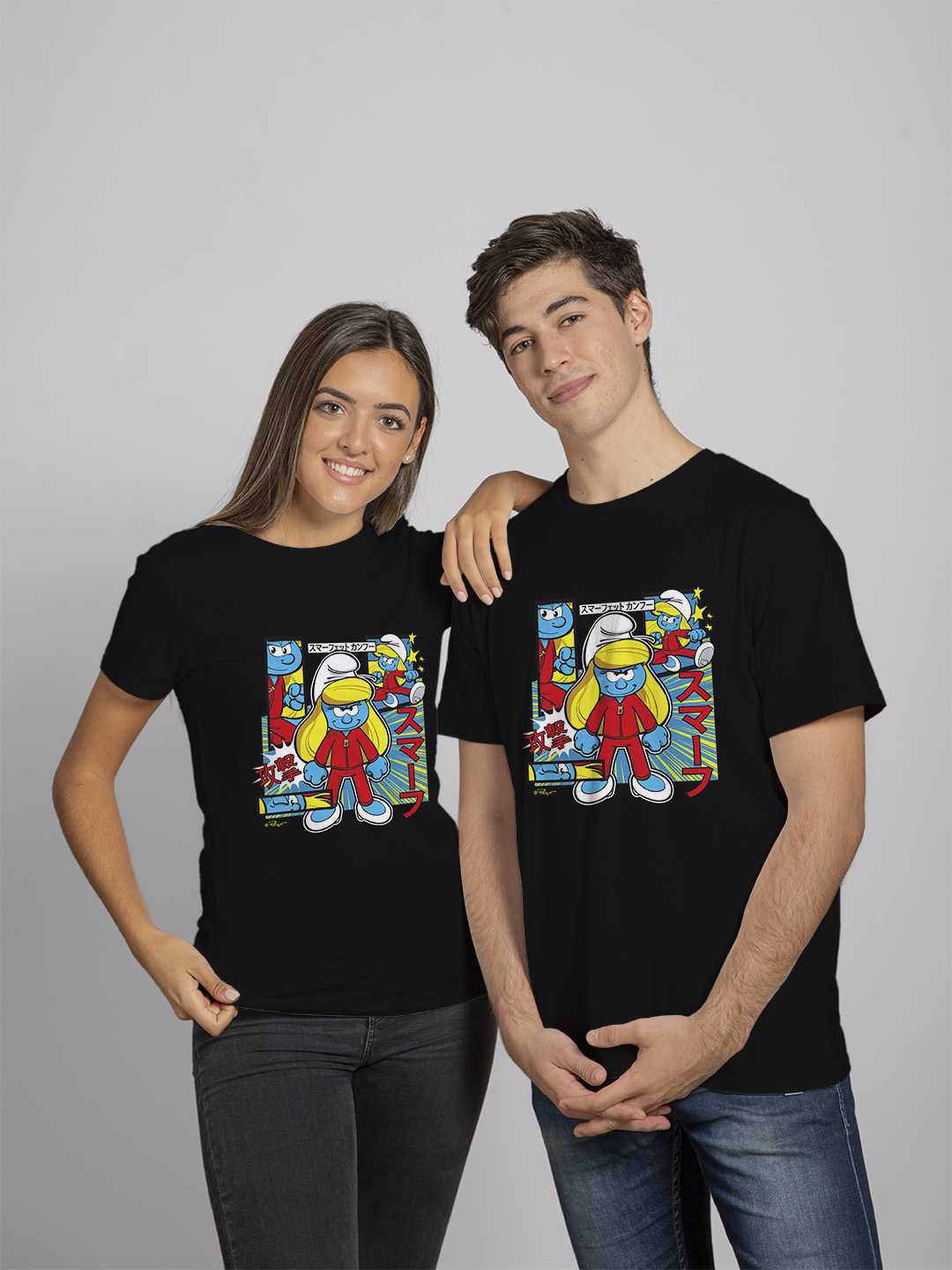Smurfette Cute Kung Fu Unisex Regular Tee
