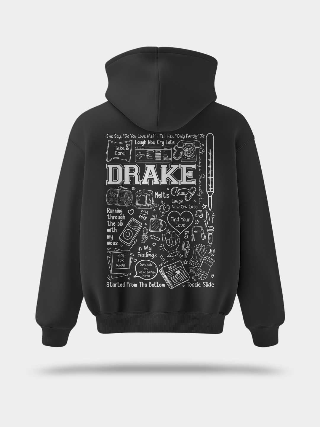 Drake Doodle Pullover Hoodie
