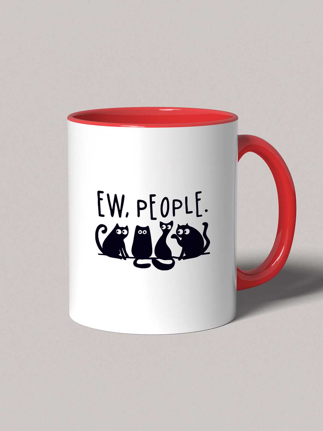 Ew People Graphic Printed Ceramic Mug