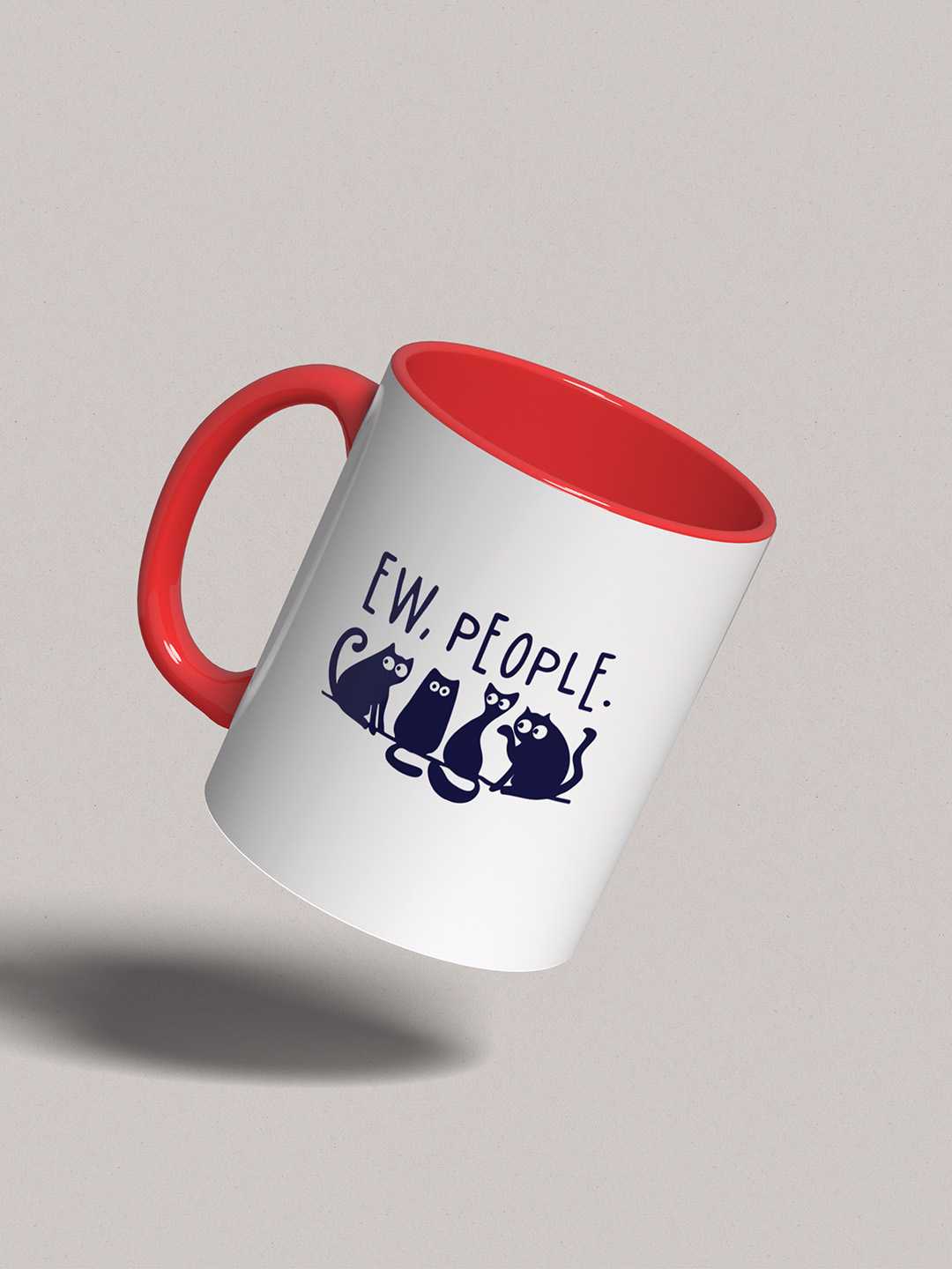 Ew People Graphic Printed Ceramic Mug
