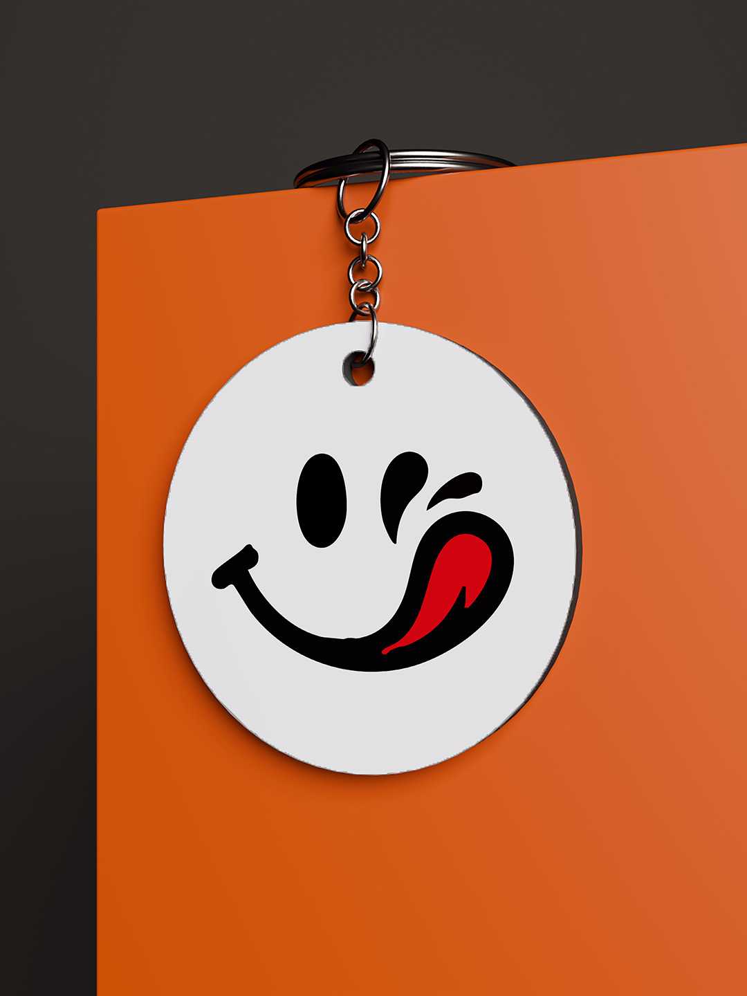 Delicious Smile Graphic Keychain