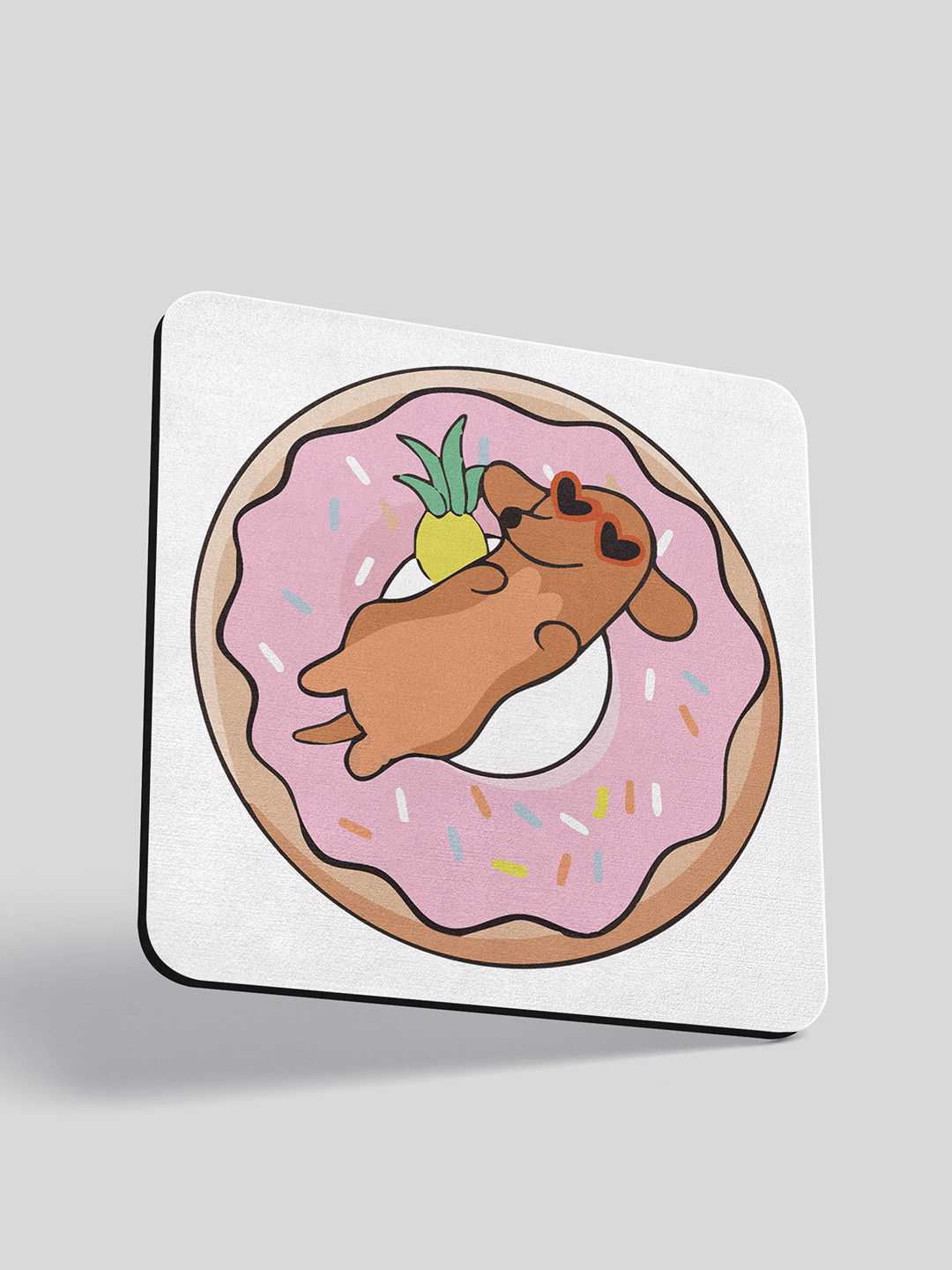 Chilling Dog Graphic Fridge Magnet