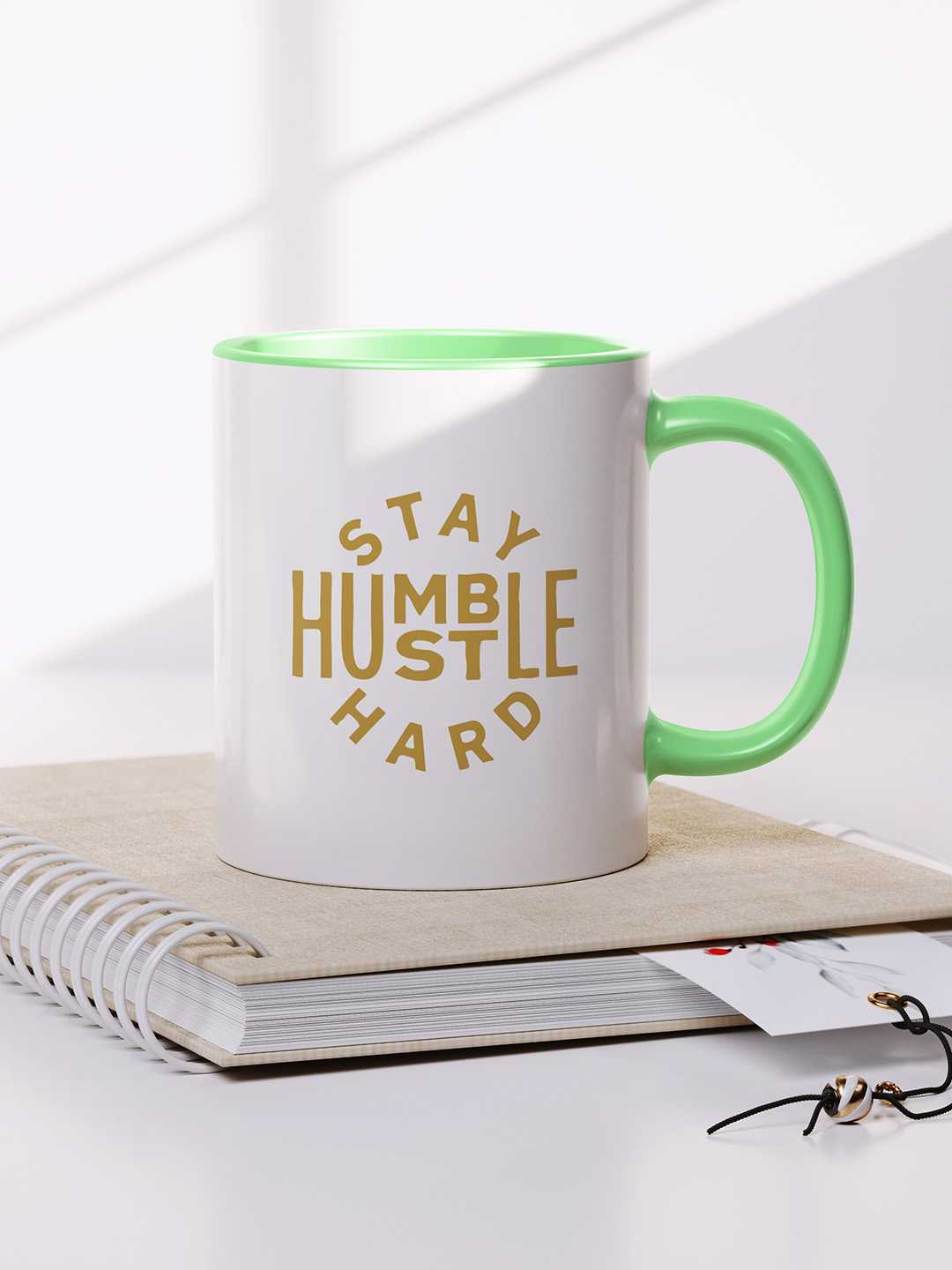 STAY HUMBLE Graphic Printed Ceramic Mug