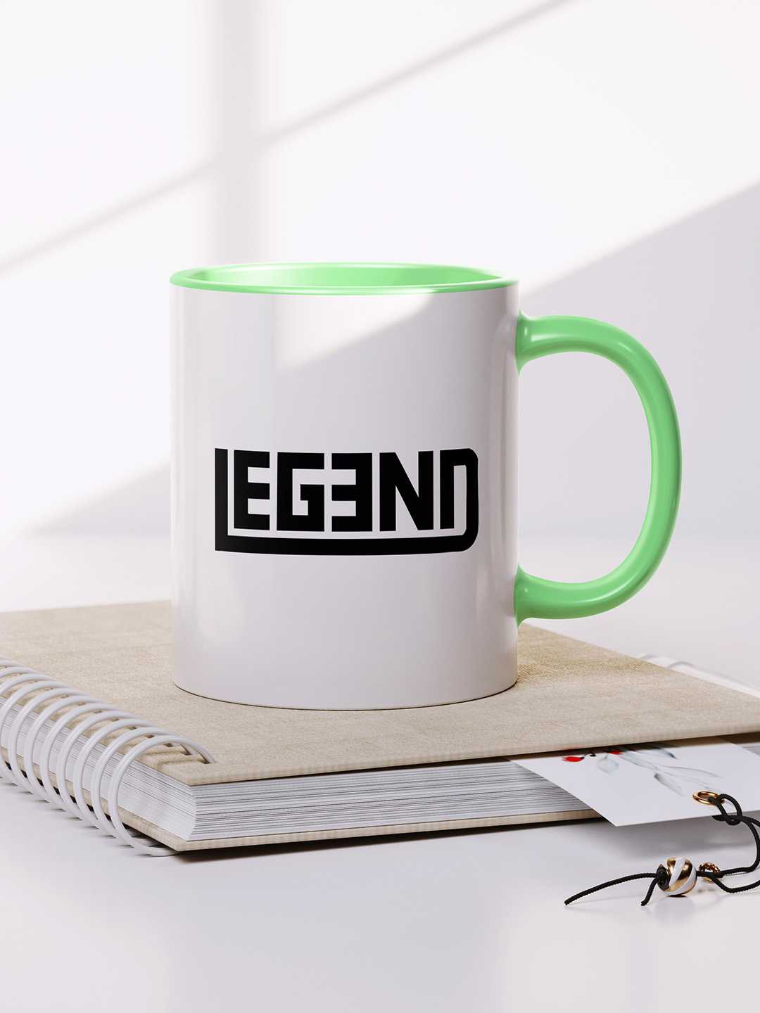 LEGEND Graphic Printed Ceramic Mug