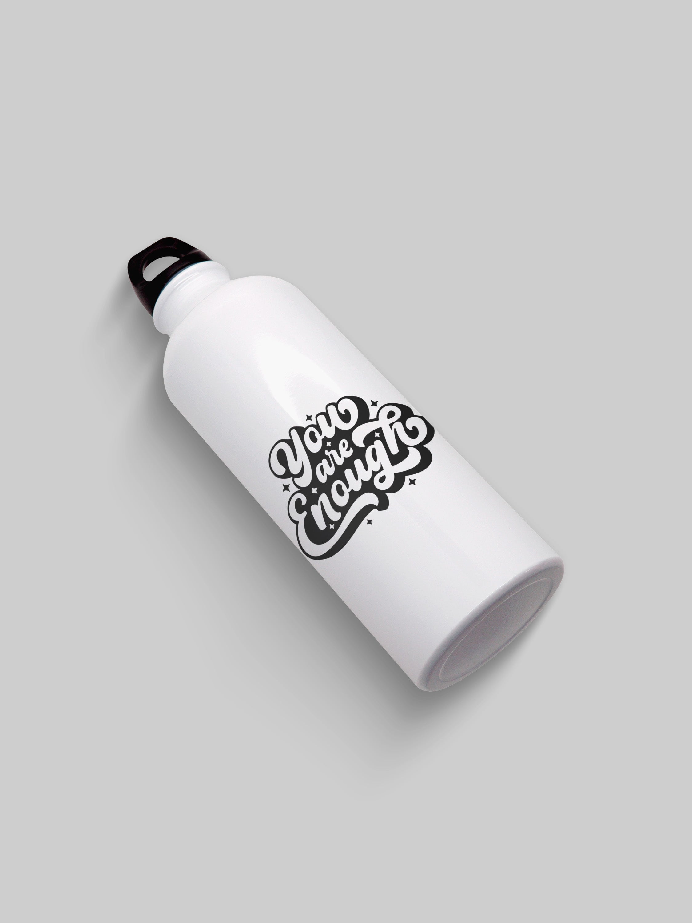 You are enough Graphic Metal Bottle