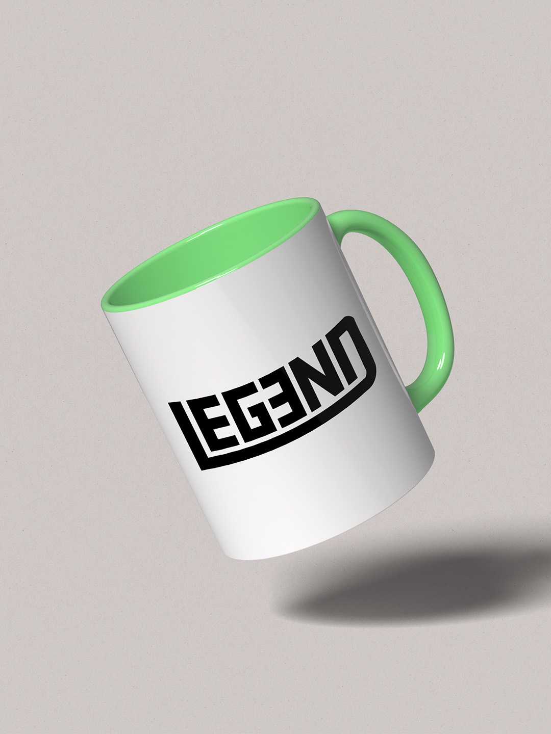 LEGEND Graphic Printed Ceramic Mug